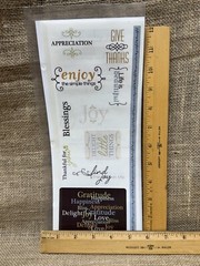 Creative Memories Nancy O’Dell Collection The Gratitude Series Title Stickers
