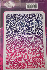 CraftbuddyUS Craft Buddy Layered Leaves A5 Premium Mixed Media Stencil-CBST28