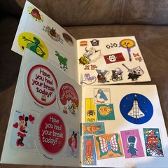 3 Vintage 1990’s Sticker Books Filled With Stickers – Trolls, Sanrio