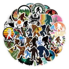 50 Bigfoot Sasquatch Stickers For Mobile Phone Coffee Mug Notebook Suitcase