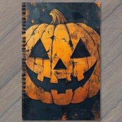 STICKER Halloween Pumpkin Cute Orange Jack-O-Lantern Adorable Spooky Fall Fun