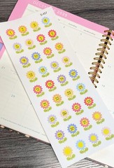 VACATION, Holiday Countdown :Handmake Erin Condren Planner Sticker