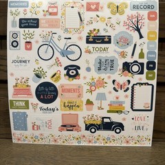 Echo Park Day In The Life 6×6 Scrapbook Paper Pad & Sticker Lot