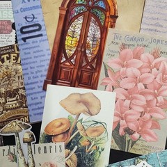 50 Piece Junk Journal Ephemera Pack-Small Pieces Vintage Inspired Scrapbook Lot