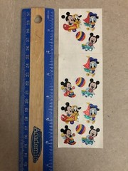 Sandy Lion Baby Mickey Donald Pluto RARE STICKERS