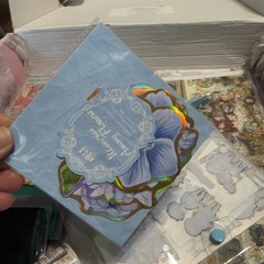 Huge lot Of Scrapbooking Stickers NEW Vintage Floral Stamps People and More!