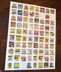 VTG 1984 Scholastic Book Club Sticker Sheet Pac Man Pickles Video Games RL Stine