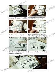 Rub-on stickers | 3 sheets watercolor green leaf botanical flower floral leaves