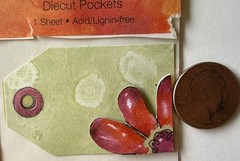 PRIMAVERA TAGS & POCKET Die-Cut Dimensional Stickers(4pc) •Journal•Card Making•