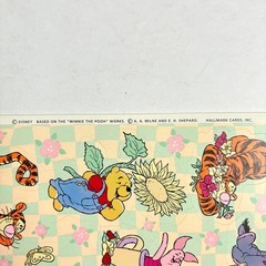 Vintage Hallmark Winnie the Pooh Spring Stickers 1 Sheet Tigger Eeyore Flowers