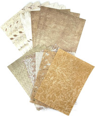 Textured Scrapbook Paper Mesh Fabric – Junk Journal Supplies Assorted Set 51 She