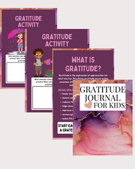 Printable Kids Journal | Gratitude Journal | Printables