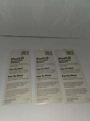 Lot Of 3 Vintage Mickey Mouse Stickers Disney Christmas 3M Post-It Stickers NOS