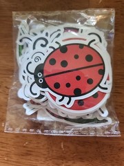 50 Pc Lady Bug Stickers Individuals
