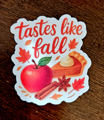 Fall themed treat sticker seals, treat bag stickers, fall stickers, set of 20