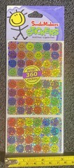 SMILEMAKERS Sticker Glitter Multicolor Smiles (360 stickers)