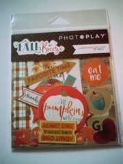 Crafts DieCuts Fall Breeze All Pumpkins Welcome Autumn Leaves Acorn Thanksgiving