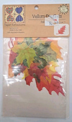 PAPER REFLECTIONS VELLUM DIE CUTS FALL LEAVES