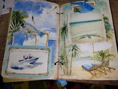 Sea Ocean Beach Junk Journals Scrapbook USA Seller