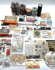 Large Mixed Scrapbooking Craft Supply Lot Fiskars Teresa Collins Pink Paislee