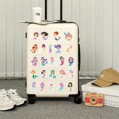 60Pcs Cute Mermaid Princess Stickers for Water Bottles, Laptops, Scrapbooks