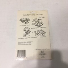 Vintage Christmas stickers elves elf Santa helper still in original package