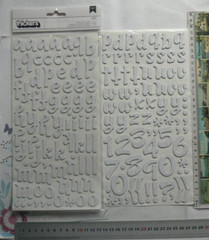 LAX Glitter WHITE – 155 Thicker Sticker Foam Lower Case 19-37mmH&6-28mmW L4LF