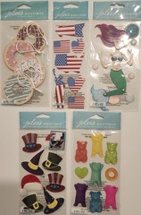 Lot of 27 JOLEE’S BOUTIQUE Dimensional Scrapbooking Stickers