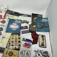 Huge Mixed Sticker & Scrapbooking Lot Holiday USA Christian Craft Set