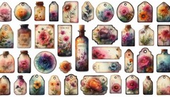 Cute Embellishments Junk Journal Scrapbook Choose A Set