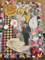 Memory Lane! 5 Vintage Junk Journal Ephemera Cards With Envelopes. Repurpose