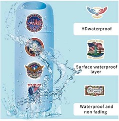 USA 250th Anniversary Stickers |50Pcs American Independence Day July 4th Waterpr