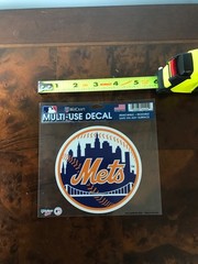 MLB Multi-Use Decal Reusable/Removable – WinCraft -NEW- NEW YORK METS