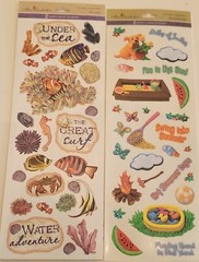 LOT 17 Pack Fish Bugs Zoo Ocean Sea Farm Animals Whales Lions Birds Stickers E