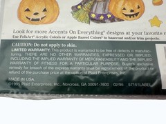 Vintage Lot 3 1994 Plaid Halloween Autumn Fall Rub On Transfers Sealed