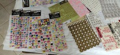 Alphabet Letter Stickers Large Lot Scrapbooking NEW and USED