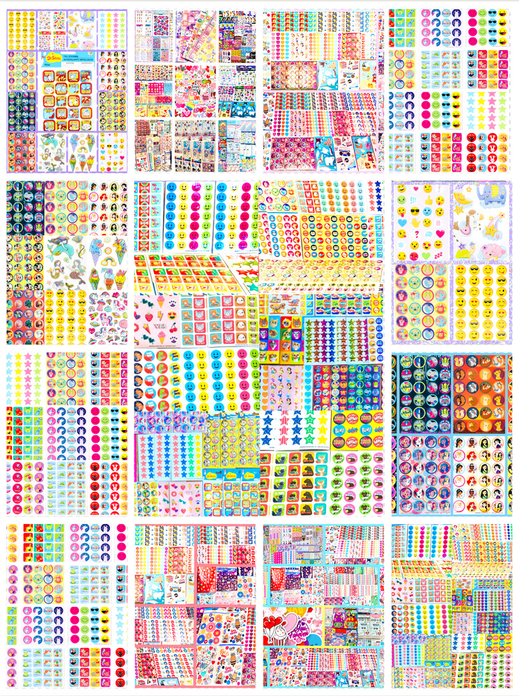1009+ STICKERS! All Themes Seasons Kids Teens Girls Boys Teachers Books Journals