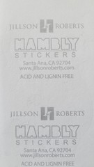 JILLSON & ROBERTS HAMBLY STICKERS PRISMATIC GLITTER SHEET DRAGONS FANTASY