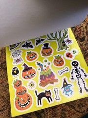 [New] Booklet of Halloween Stickers – 4 Pages – 125 pieces