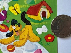 MICKEY & FRIENDS Stickers (22pc)Disney•Minnie•Goofy•Donald Duck•Sun•Card Making•