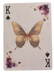 Butterflies Gradient Shading Gold to Black Tipped Wings Junk Journal Scrapbook
