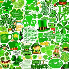 300 Pcs St. Patrick’s Day Shamrock Stickers, Vinyl Waterproof Irish Stickers …