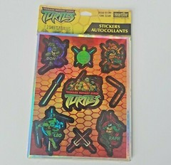 Heartline, Hallmark, TMNT, Teenage Mutant Ninja Turtles, Foil Stickers, 2 Sheets