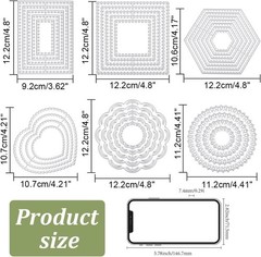 Carbon Steel Embossing Stencils – Scrapbooking Supplies