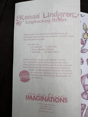 Creative Imaginations Renae Lindgren 5.5x12inch Sticker ~ Baby Girl Lot Of 5