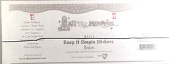 Vintage 2002 All My Memories Orthodontics Clear Sticker Sheet Scrapbook Craft