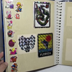 Vintage 1980’s Sticker Book With Original Stickers/Smurfs/scratch N sniff/He-man