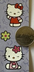 HELLO KITTY Stickers(20pc) Sanrio•Animal•Cartoon•Cat•Flowers •Girl•Tiny•Children