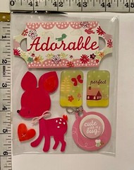 BABY PINK/ GIRL *Jolee’s Scrapbooking Embellishments *NEW OLD STOCK 2004*