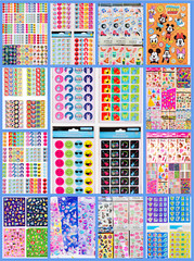 Huge Lot Stickers Kit Set Planner Craft Scrapbook Variety Of Themes | 1079+ Pcs.
